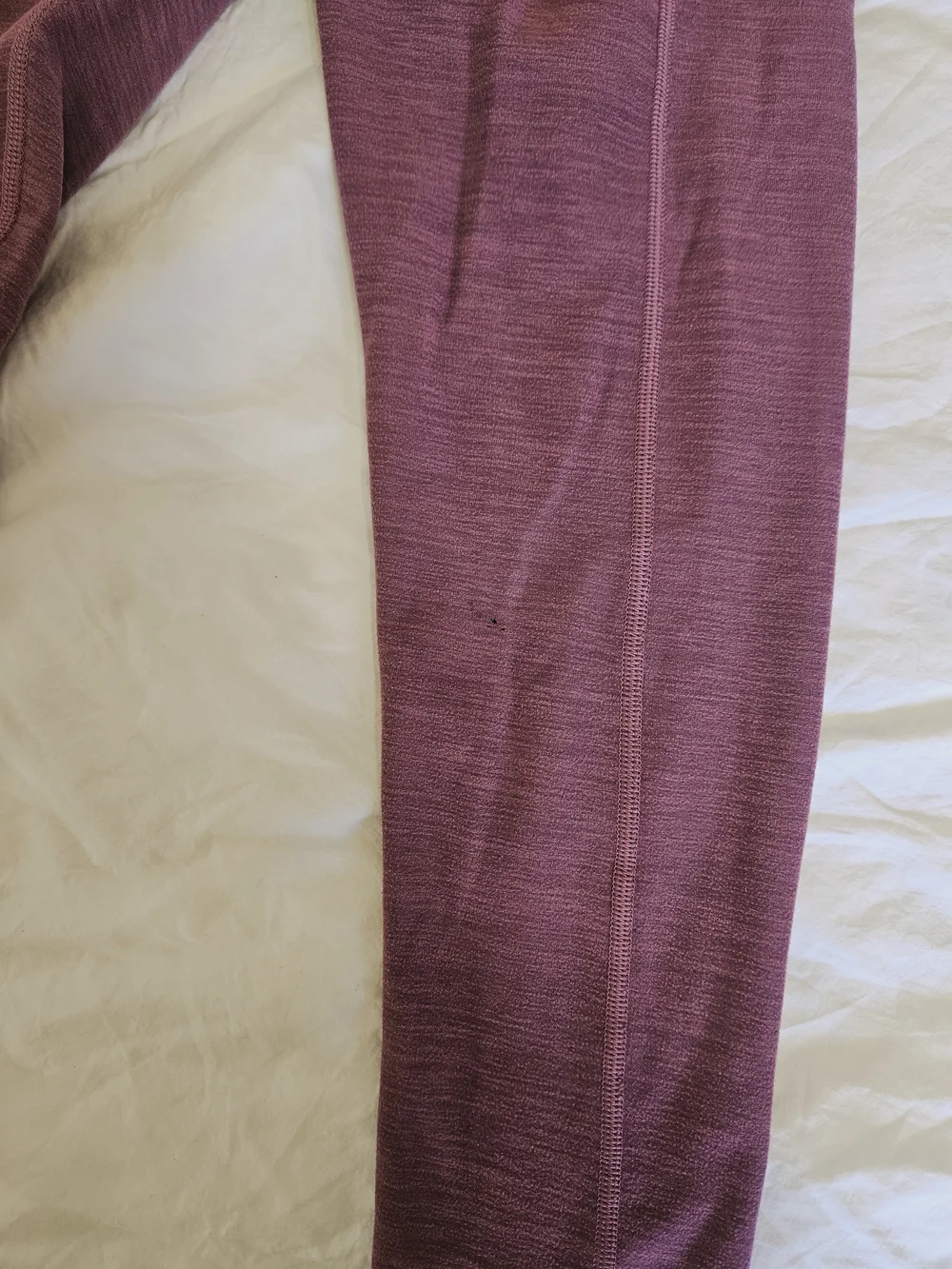 Victoria's Secret Maroon Pocket  Leggings ,Size 6